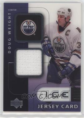 2001-02 Upper Deck Ice - Jersey Cards #J-DW - Doug Weight