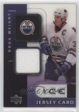 2001-02 Upper Deck Ice - Jersey Cards #J-DW - Doug Weight