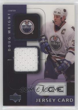 2001-02 Upper Deck Ice - Jersey Cards #J-DW - Doug Weight