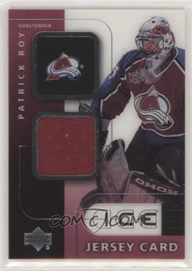 2001-02 Upper Deck Ice - Jersey Cards #J-PR - Patrick Roy