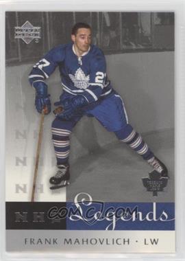 2001-02 Upper Deck Legends - [Base] #58 - Frank Mahovlich