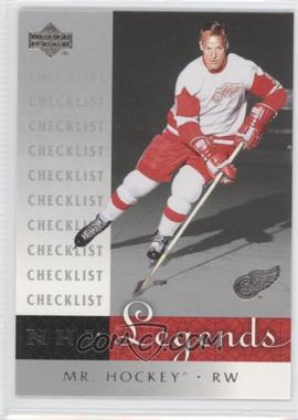 2001-02 Upper Deck Legends - [Base] #99 - Gordie Howe