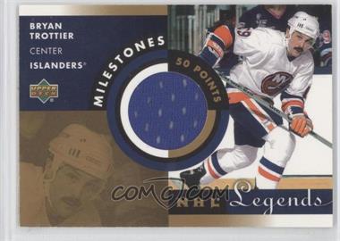 2001-02 Upper Deck Legends - Milestones Jerseys #M-BT - Bryan Trottier