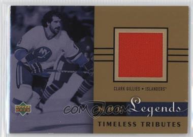 2001-02 Upper Deck Legends - Timeless Tributes Jerseys #TT-CG - Clark Gillies