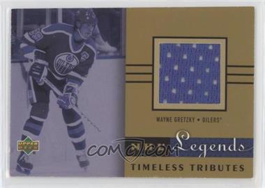 2001-02 Upper Deck Legends - Timeless Tributes Jerseys #TT-WG - Wayne Gretzky