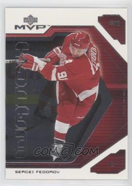 2001-02 Upper Deck MVP - MVP Watch #MW5 - Sergei Fedorov