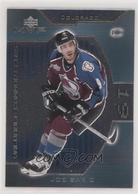 2001-02 Upper Deck MVP - Valuable Commodities #VC3 - Joe Sakic