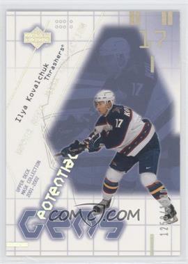 2001-02 Upper Deck Mask Collection - [Base] #132 - Ilya Kovalchuk /1500