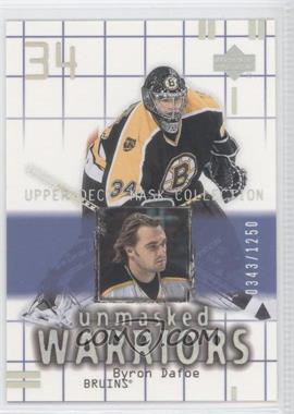 2001-02 Upper Deck Mask Collection - [Base] #171 - Byron Dafoe /1250