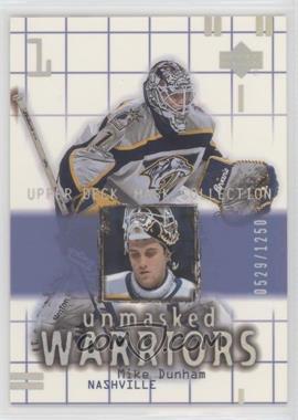 2001-02 Upper Deck Mask Collection - [Base] #180 - Mike Dunham /1250