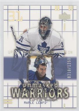 2001-02 Upper Deck Mask Collection - [Base] #189 - Curtis Joseph /1250