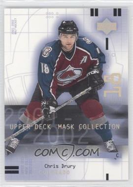 2001-02 Upper Deck Mask Collection - [Base] #20 - Chris Drury