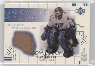 2001-02 Upper Deck Mask Collection - Goalie Pads #GP-OK - Olaf Kolzig