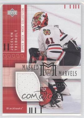 2001-02 Upper Deck Mask Collection - Masked Marvels #MM-JT - Jocelyn Thibault