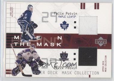 2001-02 Upper Deck Mask Collection - Men Behind the Mask #MB-FP - Felix Potvin