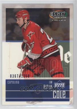 2001-02 Upper Deck Play Makers Limited - [Base] #109 - Erik Cole /1250