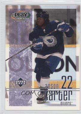 2001-02 Upper Deck Play Makers Limited - [Base] #42 - Anson Carter