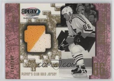 2001-02 Upper Deck Play Makers Limited - Player's Club Jersey - Gold #J-ML - Mario Lemieux /100