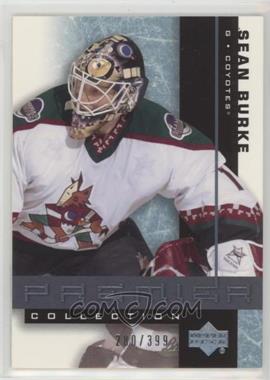 2001-02 Upper Deck Premier Collection - [Base] #40 - Sean Burke /399