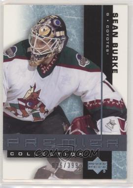 2001-02 Upper Deck Premier Collection - [Base] #40 - Sean Burke /399