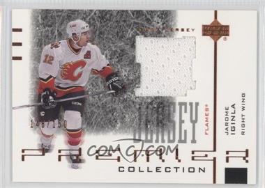 2001-02 Upper Deck Premier Collection - Jerseys Bronze - Black #B-JI - Jarome Iginla /150