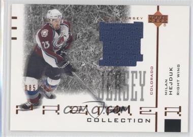 2001-02 Upper Deck Premier Collection - Jerseys Bronze - Black #B-MH - Milan Hejduk /150