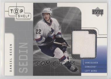 2001-02 Upper Deck Top Shelf - Game-Used Jerseys #DS - Daniel Sedin