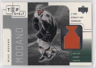 2001-02 Upper Deck Top Shelf - Game-Used Jerseys #MM - Mike Modano