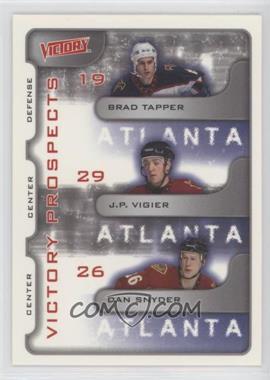 2001-02 Upper Deck Victory - [Base] #362 - Brad Tapper, J.P. Vigier, Dan Snyder