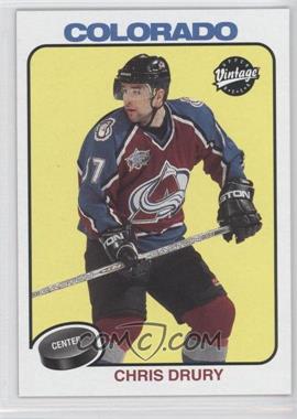 2001-02 Upper Deck Vintage - [Base] #62 - Chris Drury