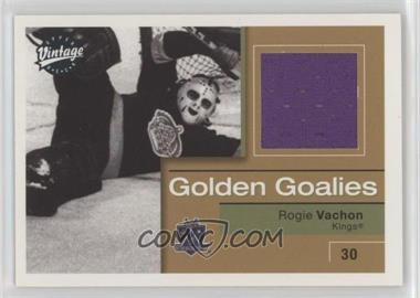 2001-02 Upper Deck Vintage - Golden Goalies #GG-RV - Rogie Vachon