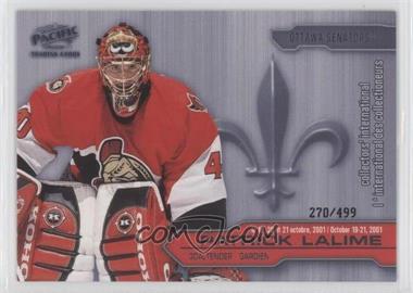 2001 Pacific Collectors International Montreal - [Base] #7 - Patrick Lalime /499