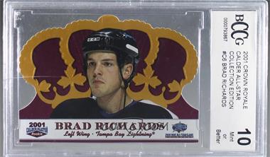 2001 Pacific Crown Royale Calder Collection All-Star Game - [Base] - Gold #C-6 - Brad Richards /1000 [BCCG 10 Mint or Better]