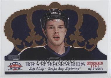 2001 Pacific Crown Royale Toronto Spring Expo - [Base] #G-8 - Brad Richards /499