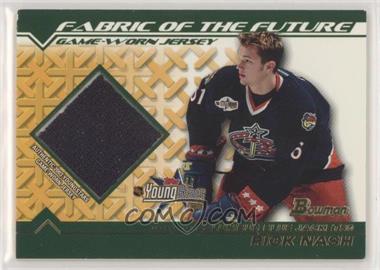 2002-03 Bowman YoungStars - Fabric of the Future #FFJ-RN - Rick Nash