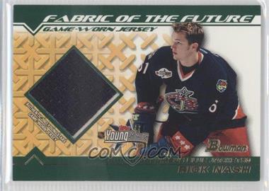 2002-03 Bowman YoungStars - Fabric of the Future #FFJ-RN - Rick Nash