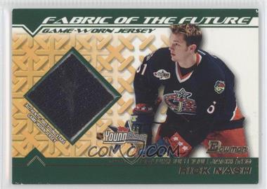 2002-03 Bowman YoungStars - Fabric of the Future #FFJ-RN - Rick Nash