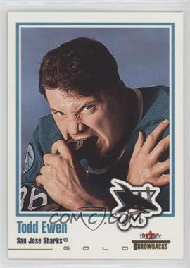 2002-03 Fleer Throwbacks - [Base] - Gold #23G - Todd Ewen