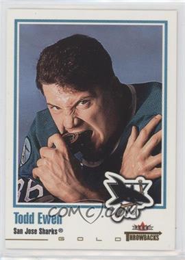 2002-03 Fleer Throwbacks - [Base] - Gold #23G - Todd Ewen