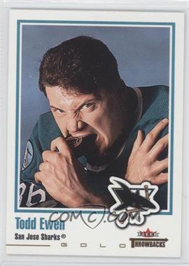 2002-03 Fleer Throwbacks - [Base] - Gold #23G - Todd Ewen