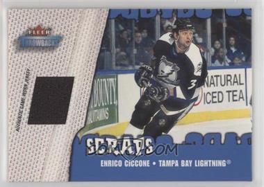 2002-03 Fleer Throwbacks - Scraps #_ENCI - Enrico Ciccone