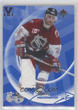 2002-03 In the Game Be A Player All-Star Edition - All-Star Game-Used Jerseys - ITG Vault Silver #AS-65 - Scott Niedermayer /1 [Noted]