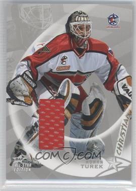 2002-03 In the Game Be A Player All-Star Edition - All-Star Game-Used Jerseys - Silver #AS-95 - Roman Turek /30