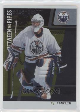 2002-03 In the Game Be A Player Between the Pipes - [Base] - Gold Missing Serial Number #45 - Ty Conklin /10