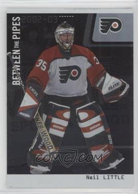 2002-03 In the Game Be A Player Between the Pipes - [Base] - Silver Missing Serial Number #41 - Neil Little /100