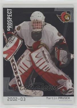 2002-03 In the Game Be A Player Between the Pipes - [Base] - Silver Missing Serial Number #82 - Martin Prusek /100