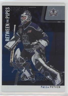 2002-03 In the Game Be A Player Between the Pipes - [Base] - Silver Spring Expo #27 - Felix Potvin /10 [Noted]