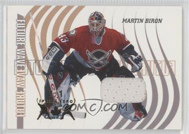 2002-03 In the Game Be A Player Between the Pipes - Future Wave - ITG Vault Emerald #FW-09 - Martin Biron