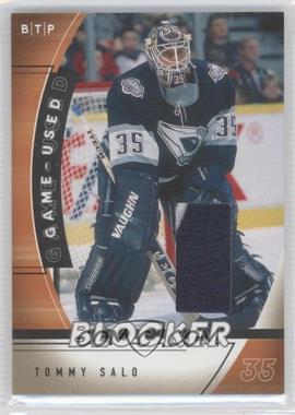 2002-03 In the Game Be A Player Between the Pipes - Game-Used Blocker #GB-16 - Tommy Salo