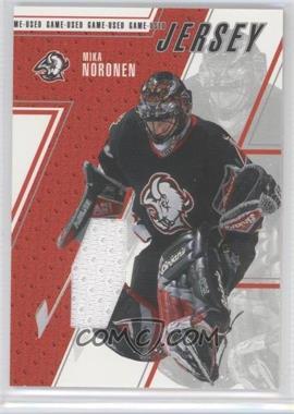 2002-03 In the Game Be A Player Between the Pipes - Game-Used Jersey #GUJ-20 - Mika Noronen